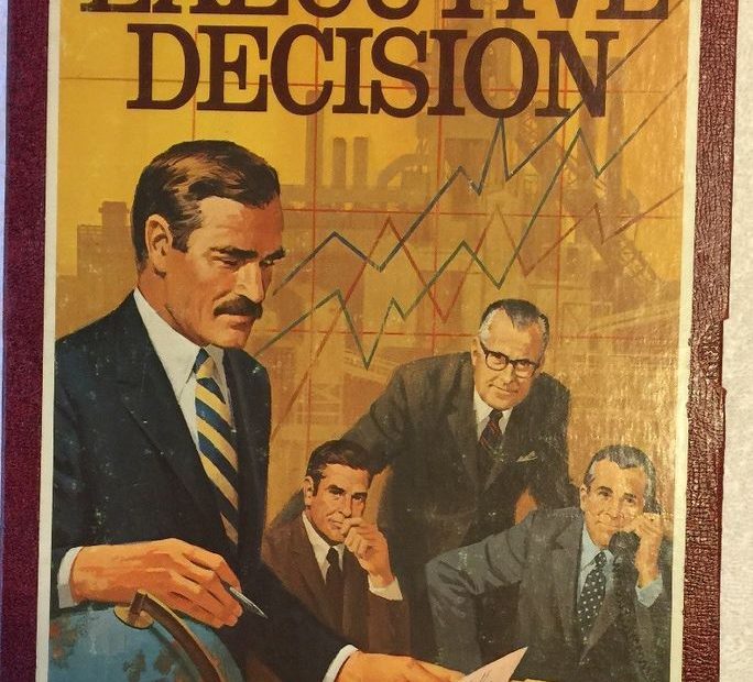 A book of men making executive decisions